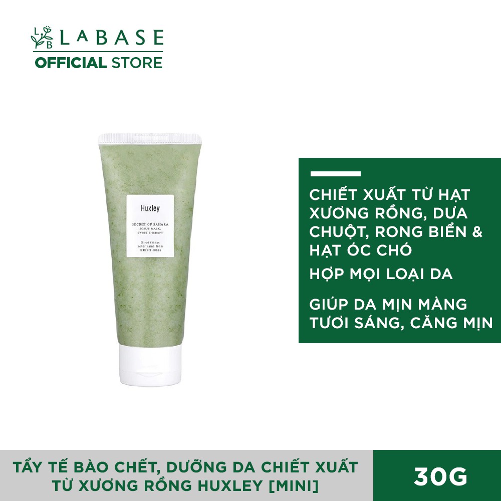 Tẩy Tế Bào Chết Huxley Scrub Mask Sweet Therapy | Thế Giới Skin Care