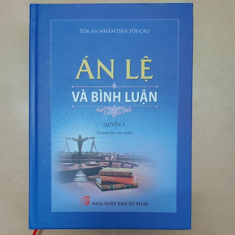 Sách - Án lệ và Bình luận Quyển 3