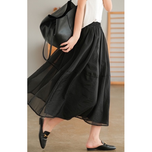 Chân Váy Dài Cao Cấp Chân Váy Organza chân váy midi