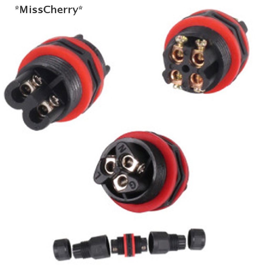 Set 2p 3p 4p Đầu Nối Dây Cáp Gland Chống Thấm Nước Chuyên Dụng