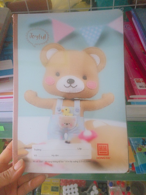 Vở ô ly Hồng hà 80 trang