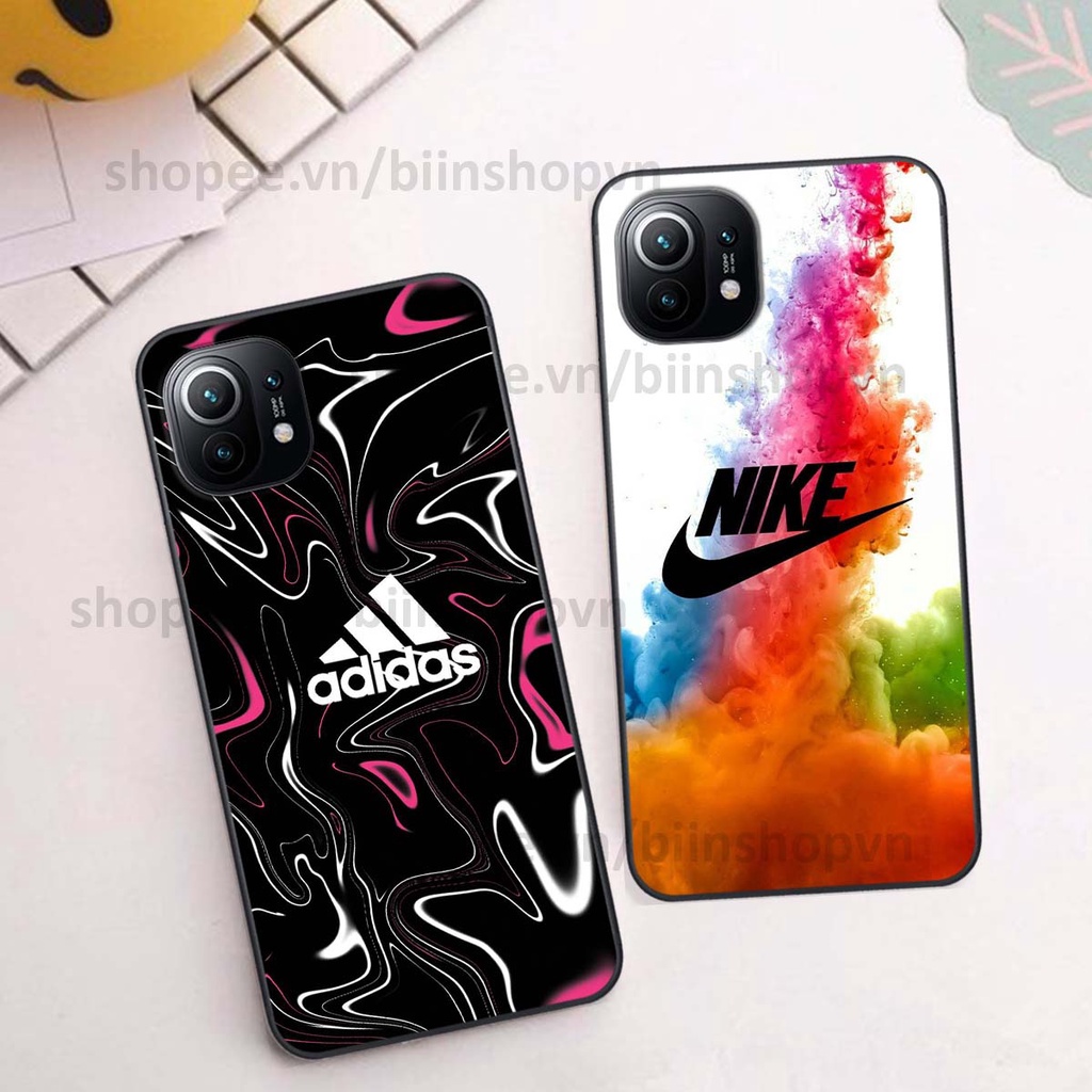 Ốp Xiaomi Mi 11 / Mi 11T / Mi 11 Lite in hình thương hiệu nhiều màu sắc thể thao cá tính thời trang