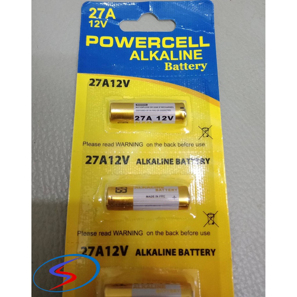5 viên PIN 23A 12v, 27A 12V Alkaline  sử dụng cho chuông không dây, báo động...