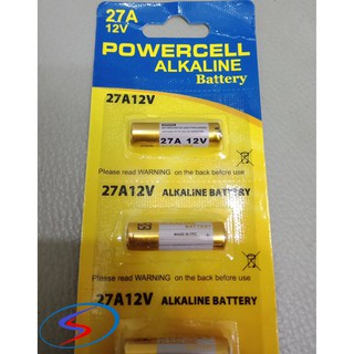 Vỉ 5 viên PIN  27A12V Alkaline sử dụng cho chuông không dây, báo động, điều khiển, remode.