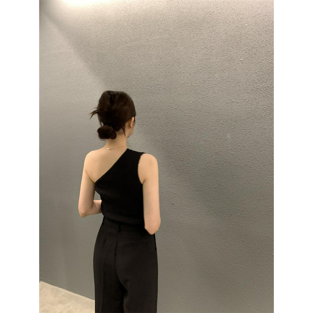 Áo Hai Dây Dệt Kim Phong Cách Hàn Quốc Thời Trang Mùa Hè 63416