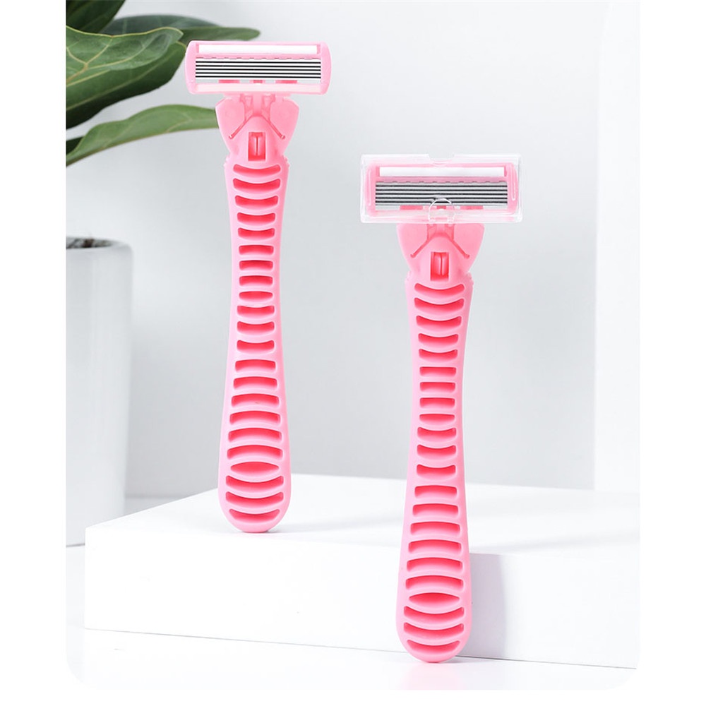 [Hàng mới về] Dao cạo lông 6 lớp không đau an toàn cho nam và nữ kèm hộp đựng