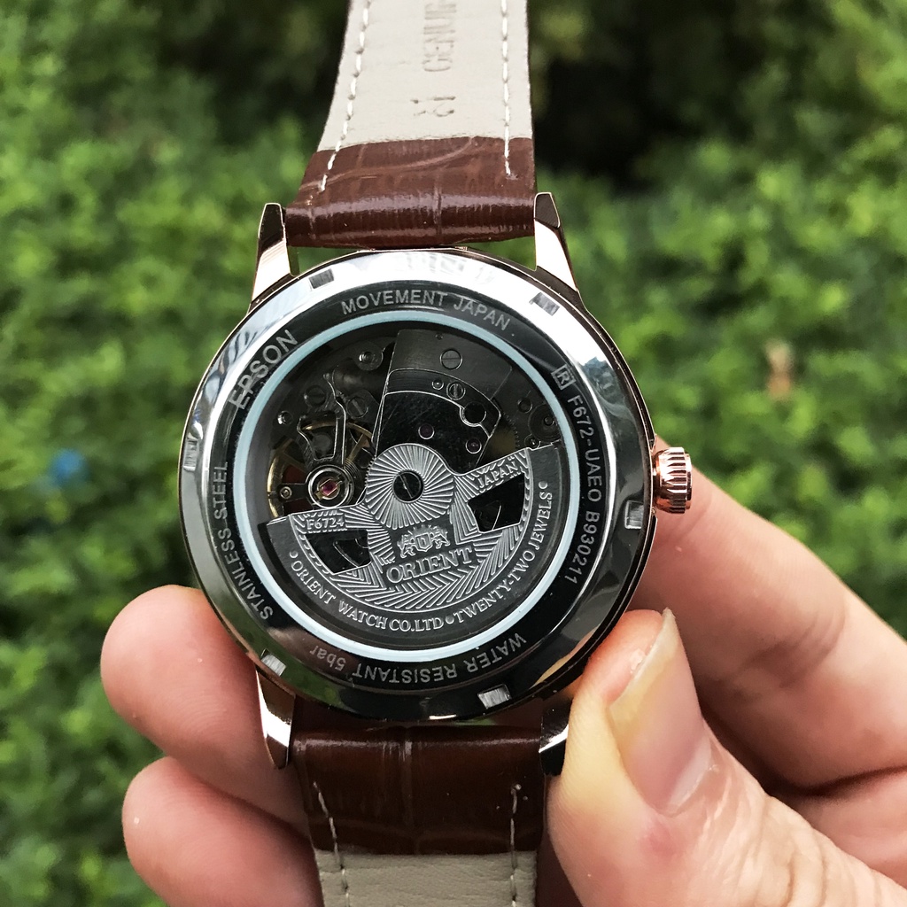 Đồng Hồ Cơ Nam Tự Động Orient lộ máy Dây Da Cao Cấp Thời Trang Sang Trọng | BigBuy360 - bigbuy360.vn