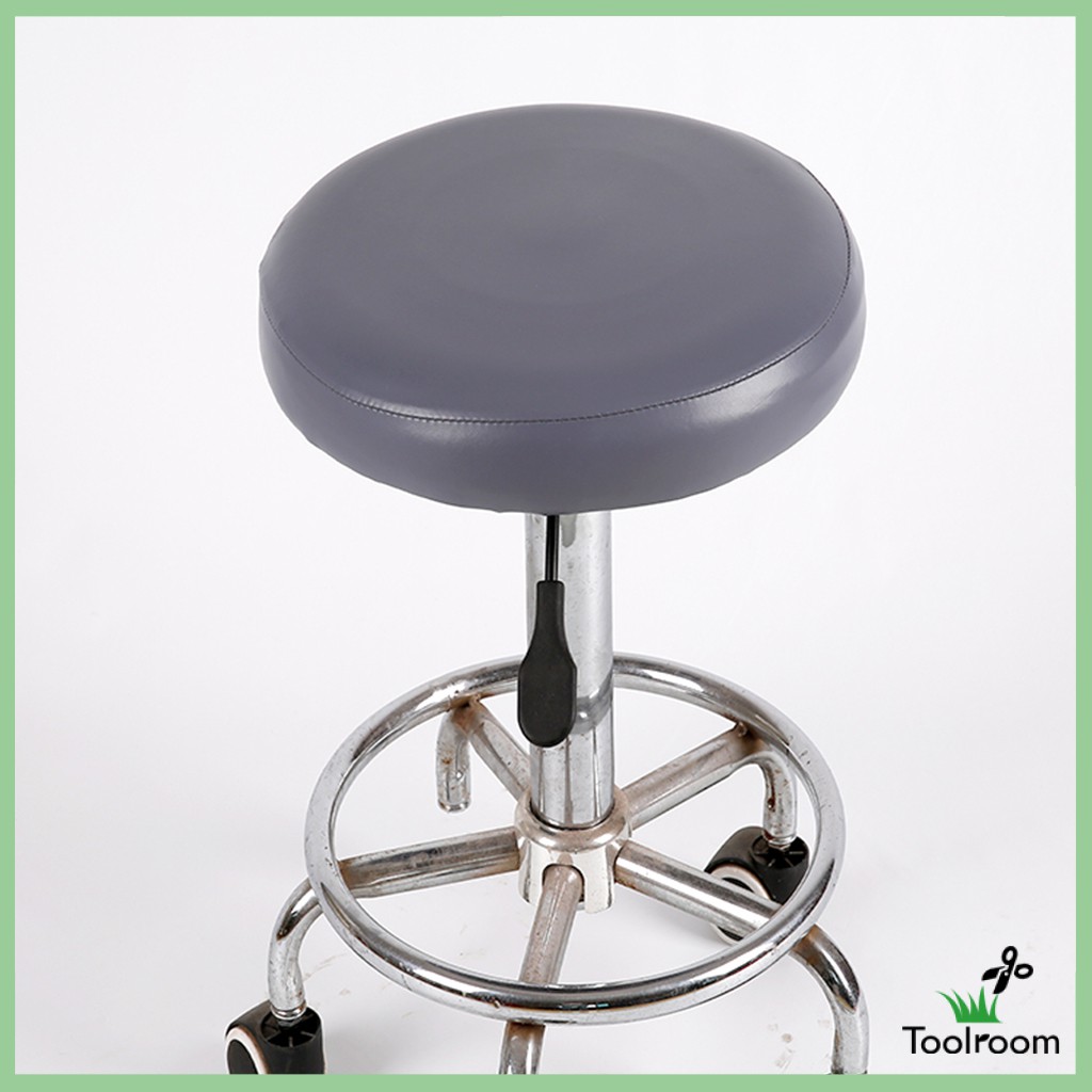 Vỏ Bọc Ghế Xoay Tròn Bằng PU Co Giãn Chống Nước Màu Be