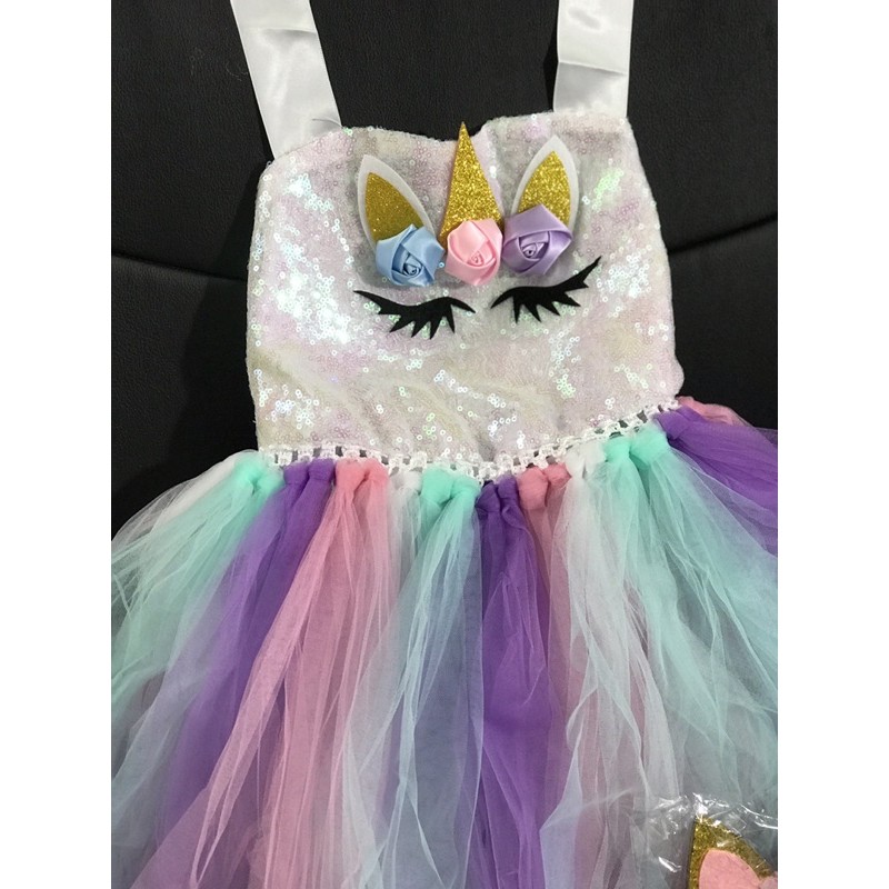 Váy ngựa Pony Unicorn kèm sừng và cánh cho bé 12-30kg