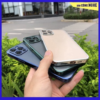 Ốp lưng iphone bảo vệ camera lưng mờ iphone 11 đến ip12 pro max