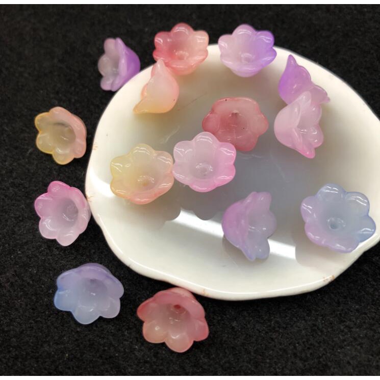 Bộ 10 Hạt Pha Lê Nhiều Màu Kích Thước Nhỏ 12mm y1739 Dùng Làm Đồ Thủ Công diy