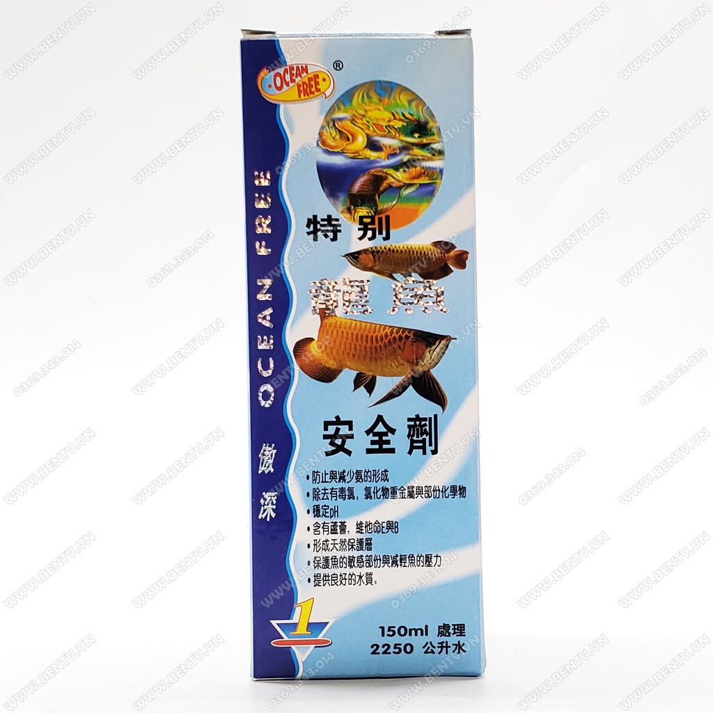 Chai Số 1 Khử Nước Mới Giảm Stress Cho Cá Rồng