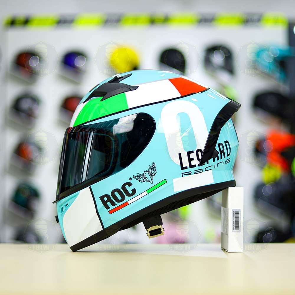 Nón Fullface 1 kính ROC 01 Leopard Racing