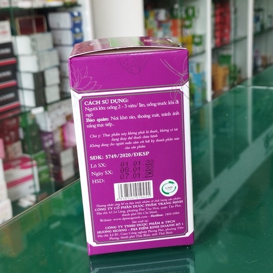 Dưỡng Tâm An Thần TM -  Hỗ trợ hỗ trợ làm giảm các triệu chứng mất ngủ, suy nhược thần kinh do lo âu, căng thẳng