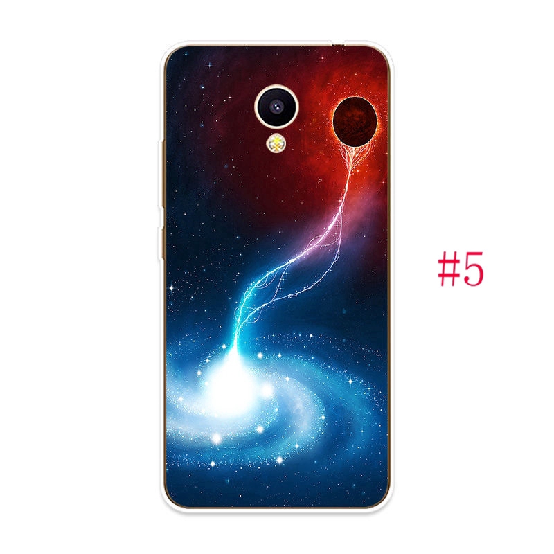 Ốp lưng TPU mềm cho Meizu M5C M5S M6S M6T U10 U20 Thiên hà vũ trụ