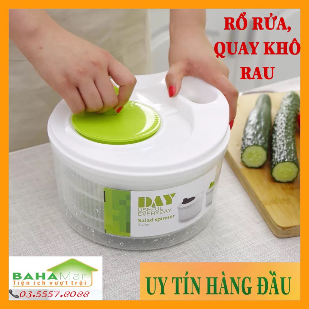 RỔ ĐA NĂNG RỬA - VẮT KHÔ RAU SỐNG "BAHAMAR", một dụng cụ cần thiết cho bếp mỗi gia đình
