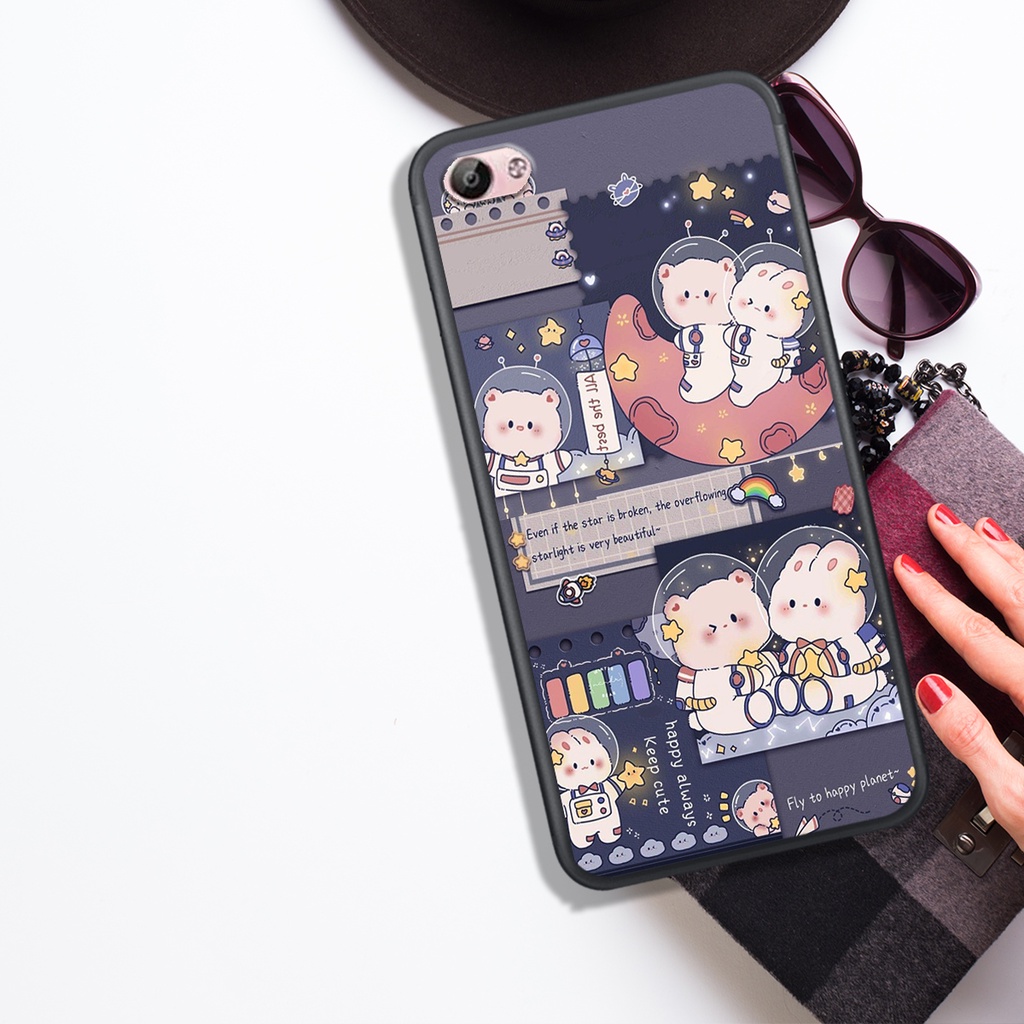 Ốp Lưng VIVO Y53  -Y55 - Y66 - Y67 - Y71 - Y81 - Y81s - Y83 , In Hình "Lovely Bear". Đẹp, Bền, Màu Sắc Bắt Mắt.