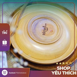 Đĩa gỗ decor