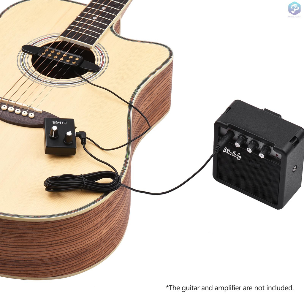 Hệ Thống Pickup Từ Tính Lỗ Âm Thanh Đàn Guitar Acoustic 6.35mm