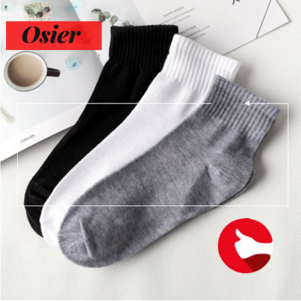 Osier Vớ Thể Thao Ống Lửng Thấm Hút Mồ Hôi Chống Trượt Bằng Polyester Nhiều Màu Sắc Thiết Thực Dành Cho Nam