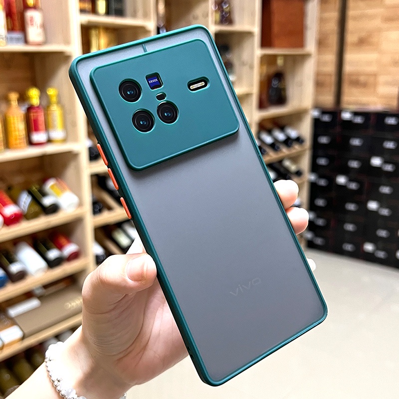 Ốp Điện Thoại PC Cứng Trong Suốt Mặt Nhám Cho Vivo X80 Pro X80Pro