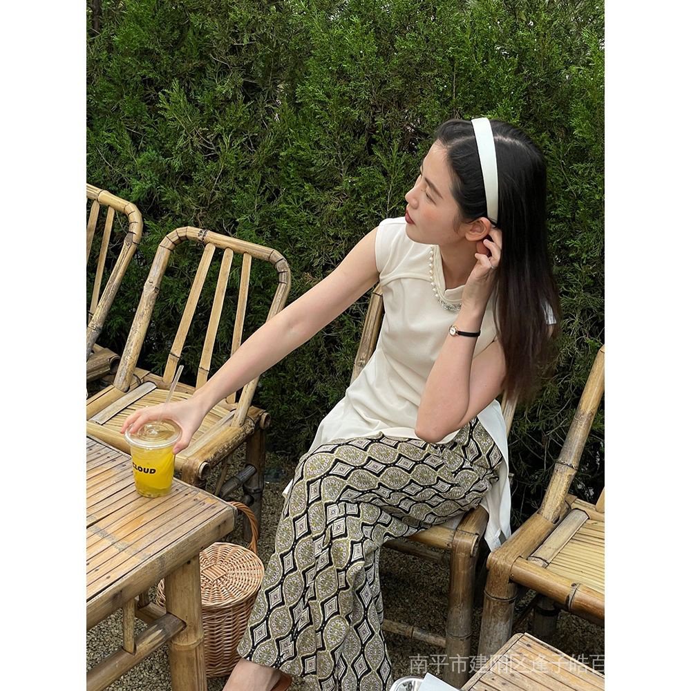 Áo Kiểu Sườn Xám Cách Tân Không Tay Cổ Đứng Xẻ Tà Phong Cách Retro Trung Hoa