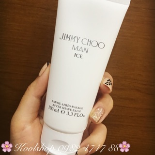 Kem dưỡng sau khi cạo râu thương hiệu Jimmy Choo Man Ice-Aftershave balm 100ml Pháp