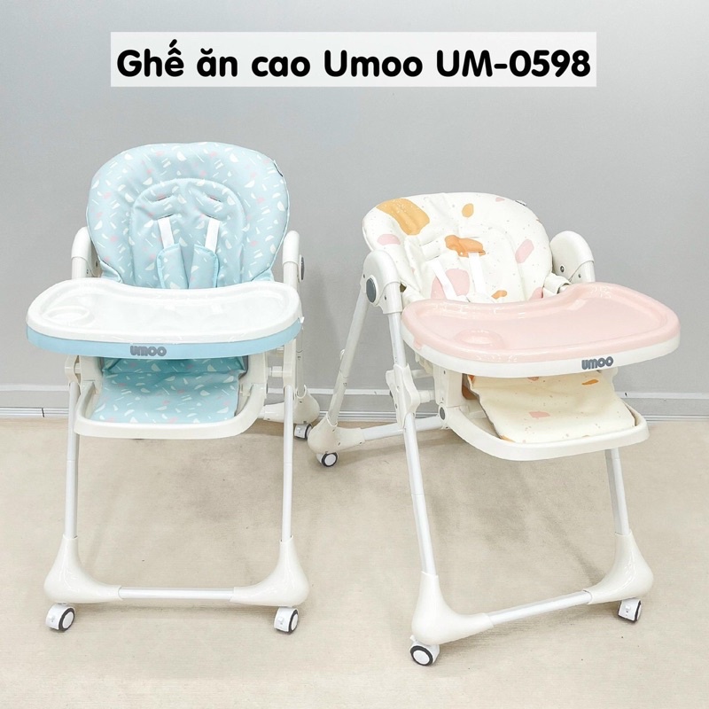 [Mã MKBC13 giảm 80k đơn 1 triệu] Ghế ăn dặm cao Umoo chính hãng