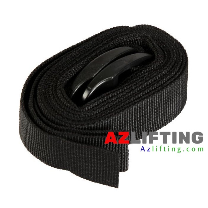 Dây chăng hàng khóa cài nhựa rút bản 38mm dài 1m đen