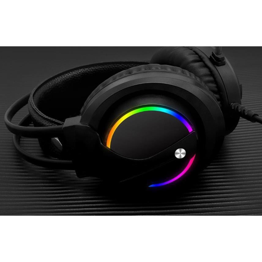 Tai nghe chụp tai gaming Tuner K1 có dây, mic, Led RGB  chuyển màu theo tiếng nhạc. Chính hãng bảo hành 12 tháng