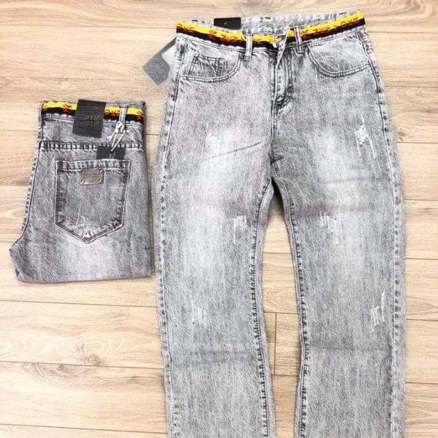 Quần Jeans ống Đứng nam