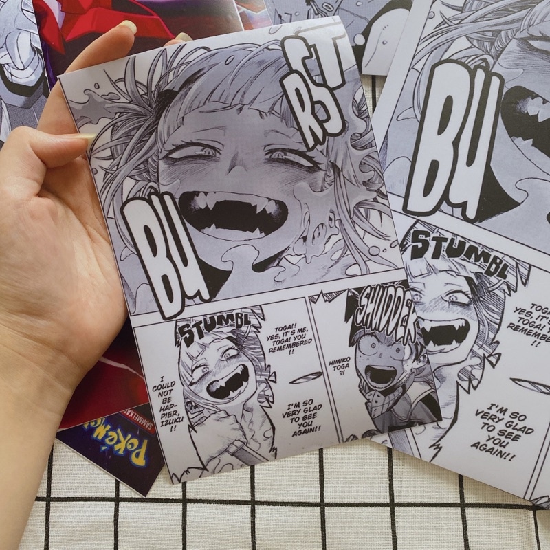 Poster dán tường hình anim, manga, truyện tranh khổ A4 A5 A3 theo yêu cầu