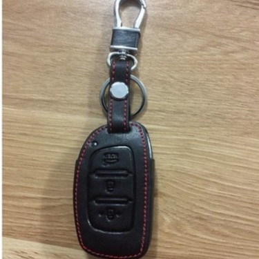 HCM-Bao da chìa khóa ô tô theo xe Hyundai Elantra,I10,Tucson-kèm móc khóa