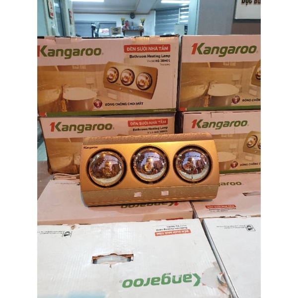 Đèn sưởi nhà tắm Kangaroo KG3BH01 825W- hàng trưng bày cty thanh lý