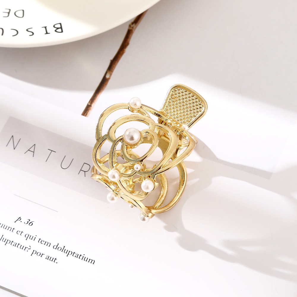 Kẹp tóc HAIMEIKANG đính hạt ngọc trai hình quả cherry thời trang