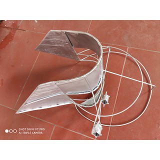 Lồng gặt lúa cho máy cắt cỏ cầm tay, thép cứng, cắt lúa chuyên dụng,  màu trắng , vơ ngắn. chắc chắn.