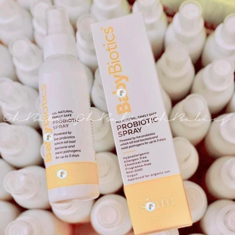 Chai xịt bảo vệ cho bé Babybiotics - Mẫu mới nhất 2021 [OH BABIES]