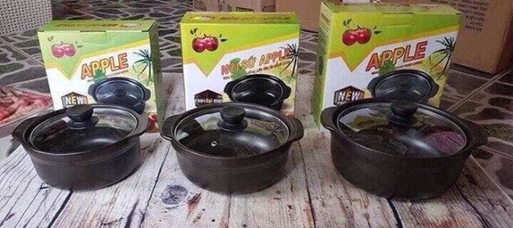 Nồi đất kho cá, thịt, nấu mỳ cay size 0.5-3.5 lít