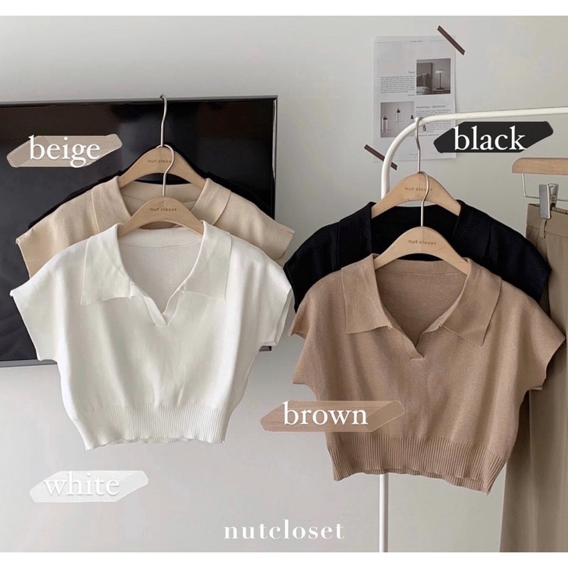 [Ảnh thật/Video]Áo croptop vintage Limit Mongtogi tông màu tây lạ mắt