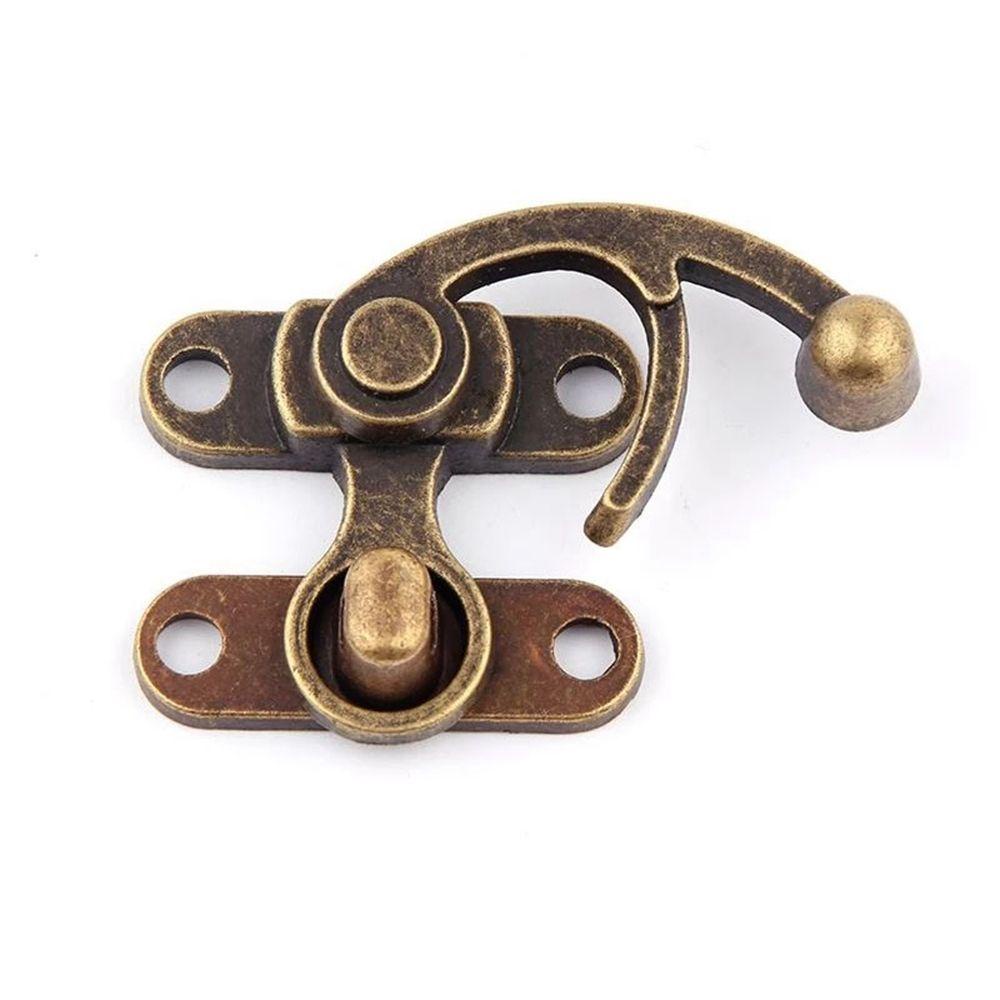 IVORY Set 10 Khóa Hộp Đựng Trang Sức Bằng Gỗ Cứng Chống Mòn Phong Cách Cổ Điển DIY