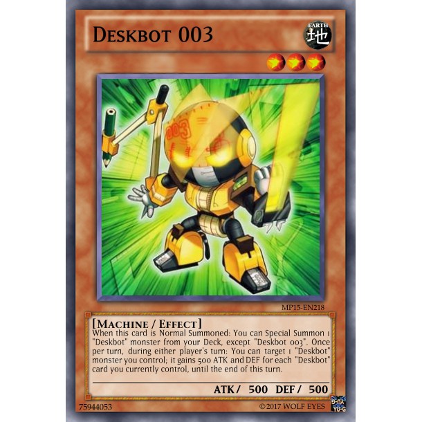 Yugioh Deck Deskbot