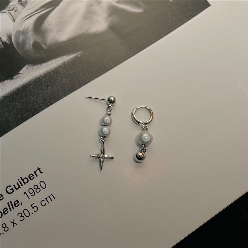 Khuyên Tai Bạc Đính Ngọc Trai Nhân Tạo Thiết Kế Thời Trang Mới