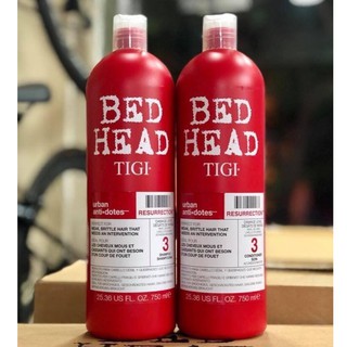 Combo Dầu Gội + Xả TIGI Đỏ 750ml