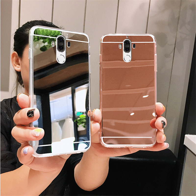 Ốp điện thoại tráng gương cho OPPO F11 PRO REALME C2 F11 F1S REALME 5 PRO A31 REALME 3 PRO RENO 2F A39 A57 A77 A59