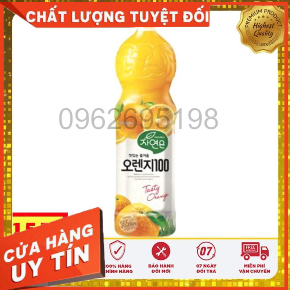 NƯỚC GIẢI KHÁT WOONGJIN NƯỚC CAM CHAI 1,5L