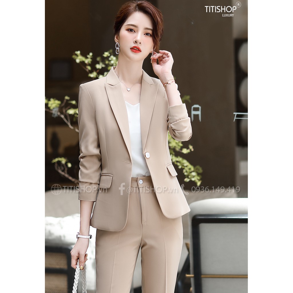 Áo Vest Nữ Titishop ACC636 Kem