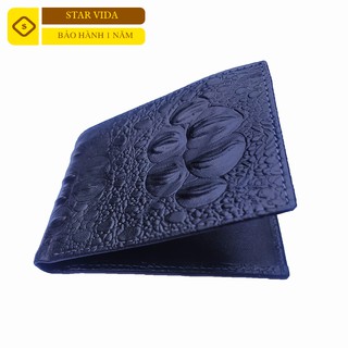 Ví nam - da bò dập vân cá sấu star - vd04
