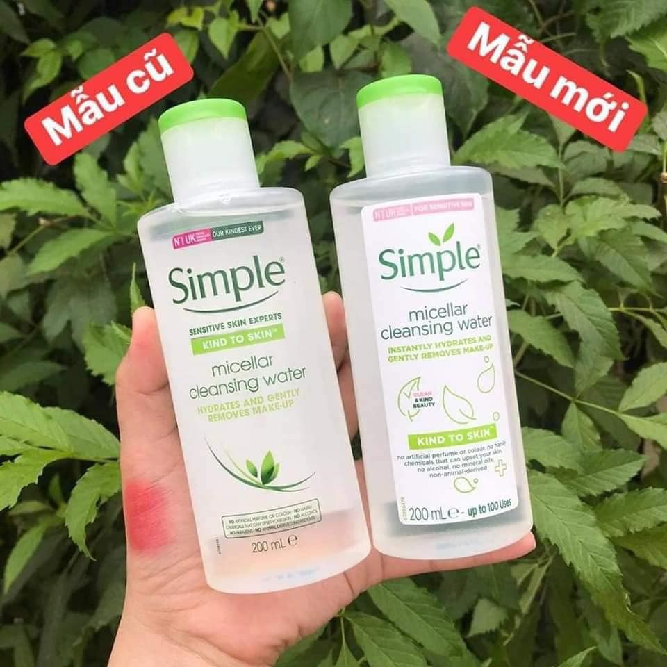 Nước Tẩy Trang Cho Da Nhạy Cảm Simple Kind To Skin