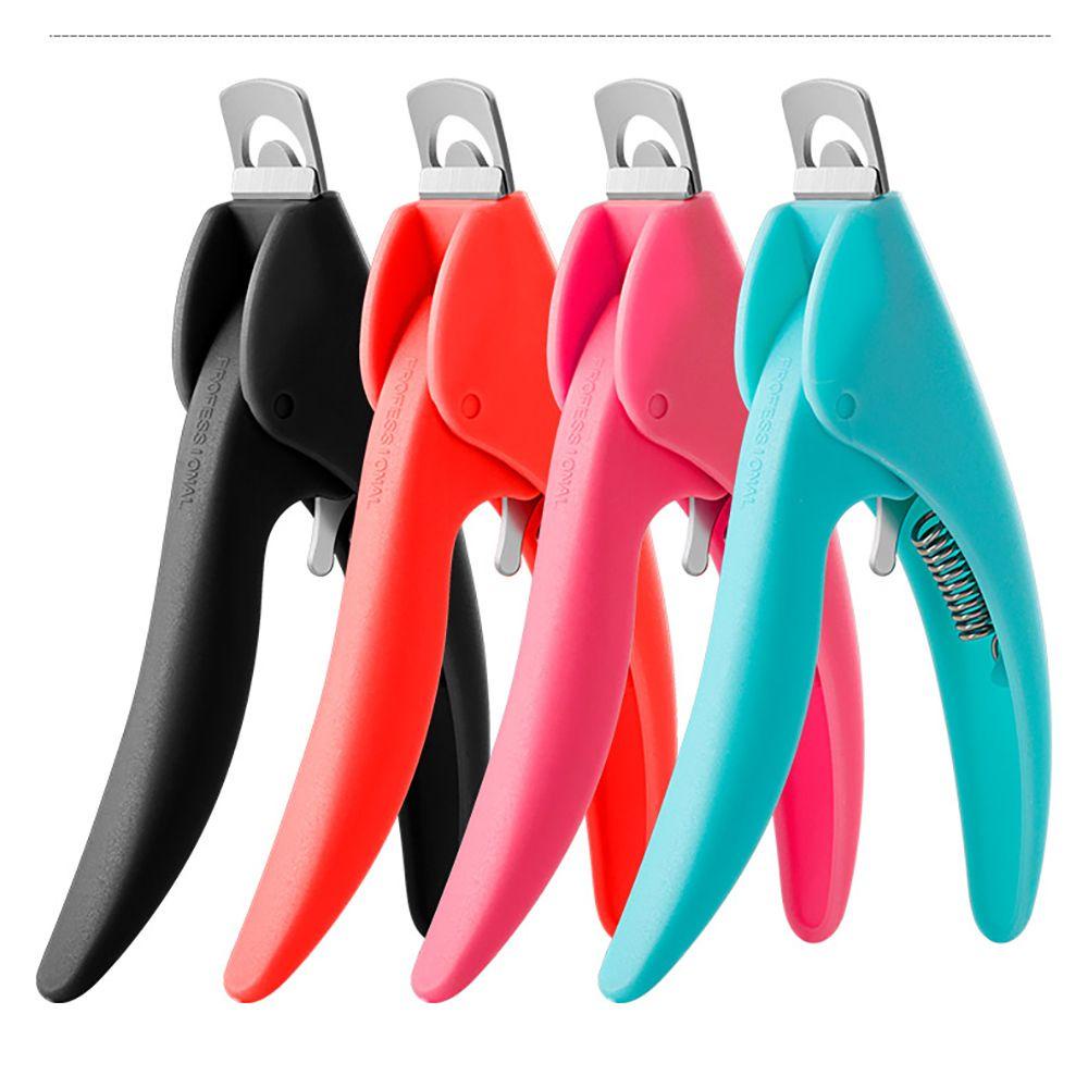 Kềm Cắt Móng Tay Giả Cạnh Tròn Bằng Nhựa