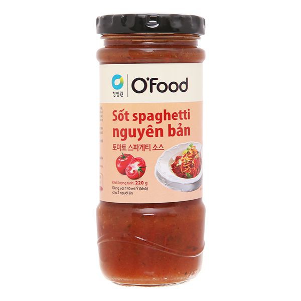 Sốt cà spaghetti nguyên bản O'Food 220g